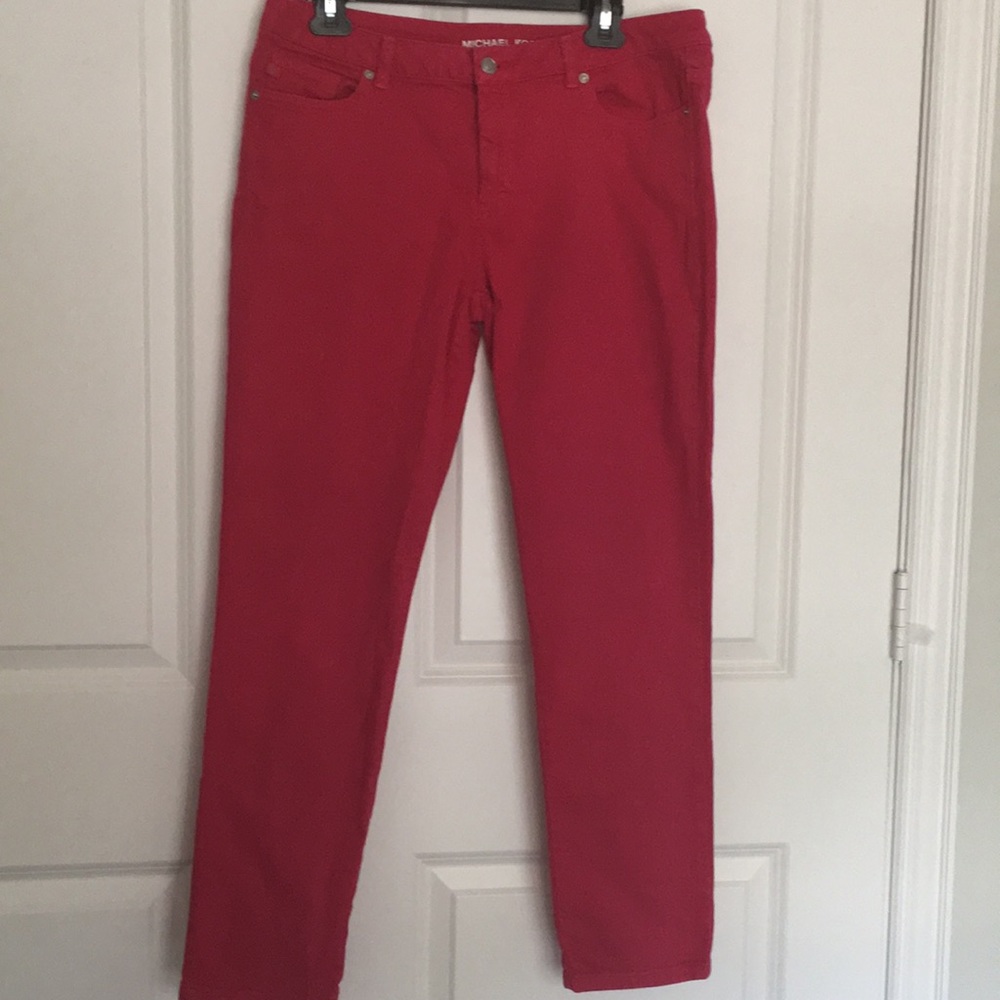 Michael Kors Ladies Jeans Size 12 Pink